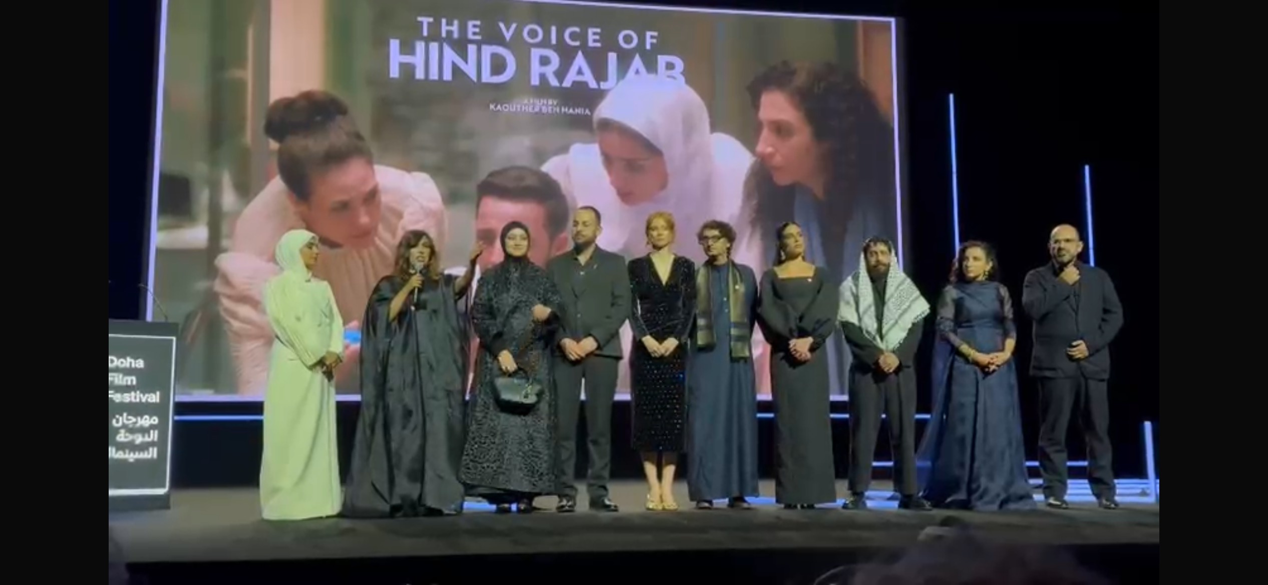 الفيلم التونسي «صوت هند رجب» يحظى بافتتاح كبير في مهرجان الدوحة السينمائي