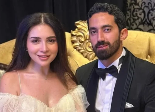 مي عز الدين وزوجها