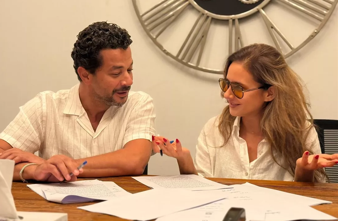 نيللي كريم وشريف سلامة