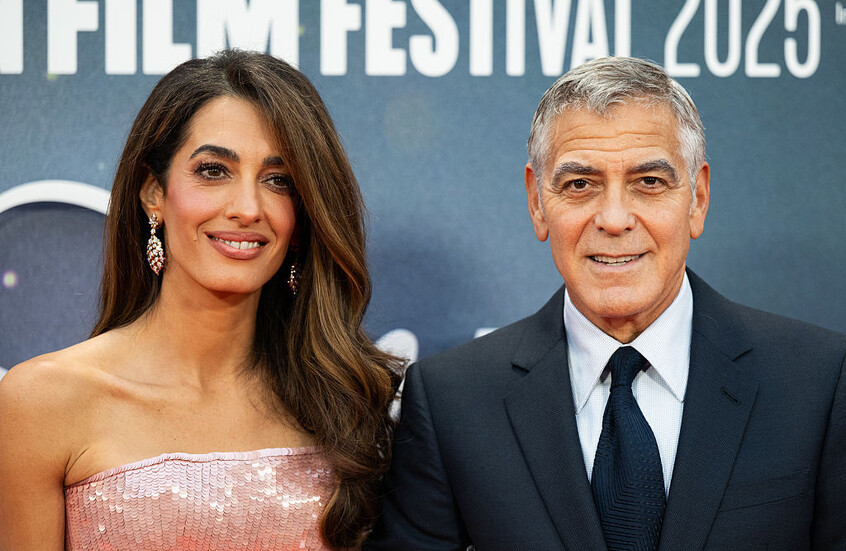 جورج كلوني وزوجته